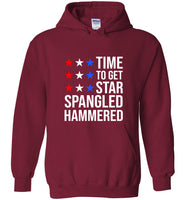 Time to get star spangled hammered tee shirt hoodie