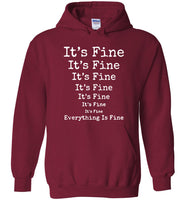 It's fine everything is fine tee shirt hoodie