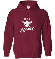 Bee strong tee shirt hoodie