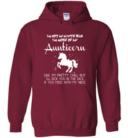 Unicorn i'm not an auntie bear more of aunticorn mess with my niece aunt gift tee shirt