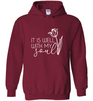 It is well with my soul flower tee shirt hoodie