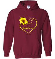 Dog mom sunflower mother's day gift tee shirt hoodie