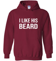 I like his beard tee shirt hoodies