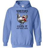 Sometimes You Just Gotta Say Cluck It And Walk Away Hen Chicken Flower T Shirt