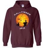 Witch broom halloween costume t shirt gift