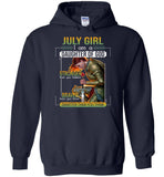 July Girl I Am A Daughter Of God Stronger Than You Believe Braver  Warrior Birthday Gift T Shirt
