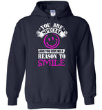 You are special you give me a reason to smile tee shirt