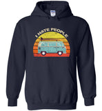 Car camping I hate people, funny camping tee shirts