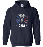 Nurse cna america flag tee shirt