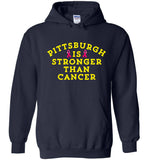 Pittsburgh is stronger than cancer pink ribbon t shirt