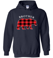 Red Plaid Brother Bear Matching Buffalo Family Pajama T Shirt