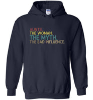 Auntie the woman the myth the bad influence T shirt, gift tee for aunt