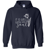 It is well with my soul flower tee shirt hoodie