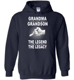 Grandma And Grandson The Legend And The Legacy, Father's Day Gift Tee Shirt