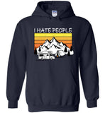 Vintage Camping I Hate People T shirt