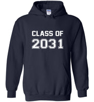 Class of 2031 tee shirt hoodie