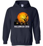 Witch pumpkin broom bat halloween t shirt gift