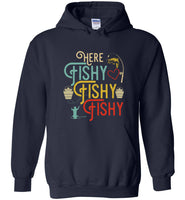 Here fishy fishy fishy love fishing men tee shirt hoodie