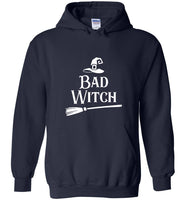 Bad Witch Broomstick Hat Halloween Gift Tee Shirt