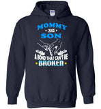Mommy and Son a bond that can't be broken aunt gift Tee shirt