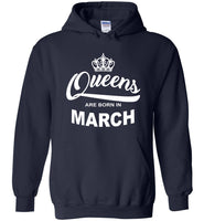 Queens are born in March, birthday gift T-shirt