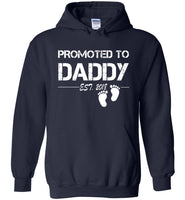 Promoted to Daddy est 2018, daddy t shirt, father's gift shirt