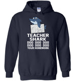 Math Teacher shark doo doo doo your homework T shirt, gift for teacher shirt