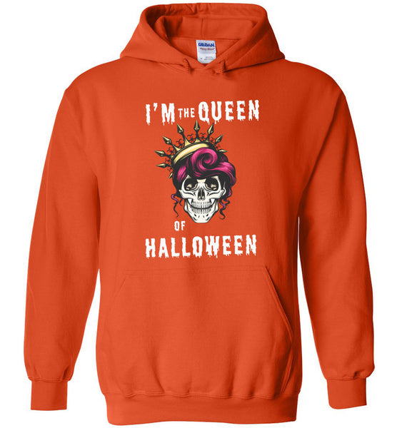 I'm the Queen of Halloween skull t shirt gift