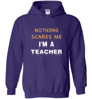 Nothing scares me I'm a teacher halloween t shirt