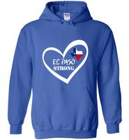 El Paso Strong Heart Texas Flag Tee Shirt