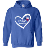 El Paso Strong Heart Texas Flag Tee Shirt