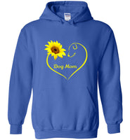 Dog mom sunflower mother's day gift tee shirt hoodie