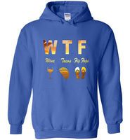 WTF Wine Tacos Flip Flops Beach Tee Shirt Hoodie