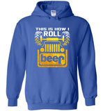 Jeep this is how I roll beer lover tee shirt