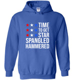 Time to get star spangled hammered tee shirt hoodie