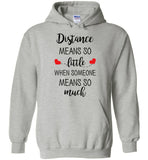 Distance Relationship Christmas Gifts for Long Distance Couples, Friends, and Family T Shirt