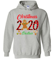 Christmas 2020 Cookie Gingerbread Xmas Plaid Gift For Brother Family T Shirt