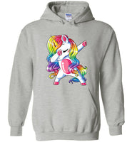 Dabbing unicorn tee shirt hoodie