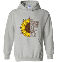 They Whispered To Her You Can't With Stand The Storm She Back I am Storm Sunflower T Shirt