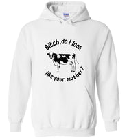 Bitch do I look like your mother cow tee shirt