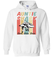Retro Vintage auntie shark doo doo doo T-shirt, gift tee for aunt