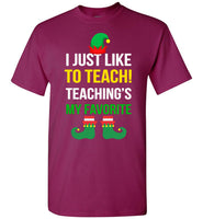 Teacher ELF christmas shirt