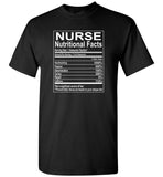 Awesome nurse nutritional facts hardworking passion determination tee shirt