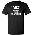 No means ask grandma T shirt