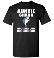 Auntie shark doo doo doo T shirt, aunt shark gift shirt