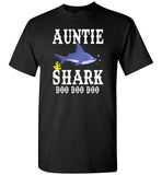 Auntie shark doo doo doo t-shirt, gift tee for aunt
