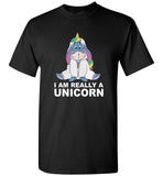 I am really a unicorn tee shirt hoodie