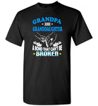 Grandpa and granddaughter a bond that can't be broken aunt gift Tee shirt