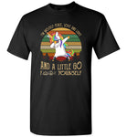 Vintage unicorn dabbing mostly peace love light little go fuck yourself T shirt