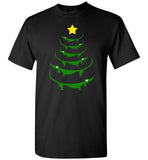 Dachshund Wiener Dog Funny Christmas Tree Shirt For Men Women